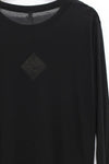 BASERANGE Classic Bamboo Fiber Bamboo Cotton Long Sleeve T-Shirt Series Collection Round Neck Bottoming Shirt France BAS-TOLS-BL-000-BLACK